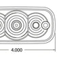 ASL - 4200 - Amber Lens / Amber LED Marker Clearance Lamp - 24 Volt