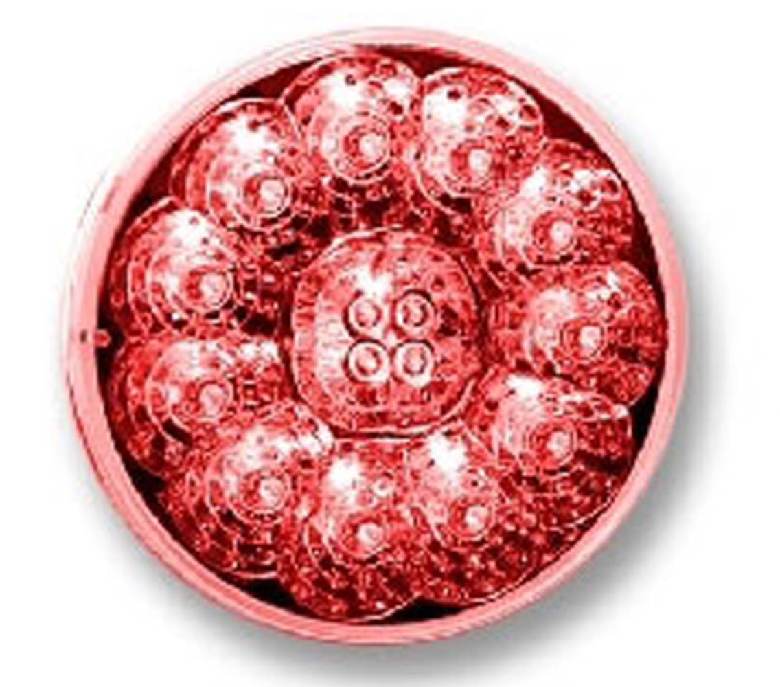 ASL - 40400RA - 4000 - 4" Designer Series - Red Lens / Amber Led