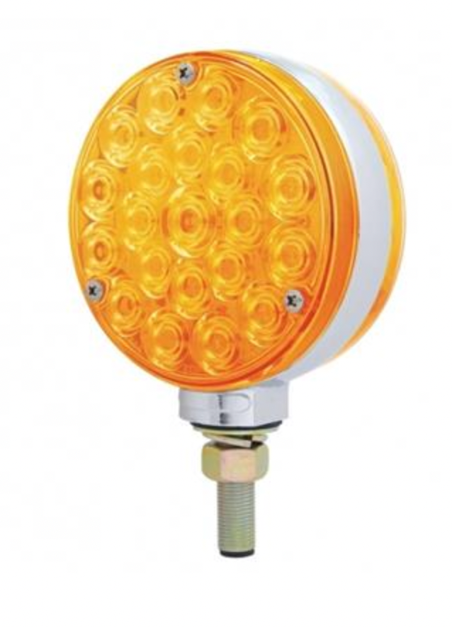 UP-38713 : 42 LED Double Face Turn Signal Light - Amber LED/Amber Lens