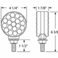 UP-38713 : 42 LED Double Face Turn Signal Light - Amber LED/Amber Lens