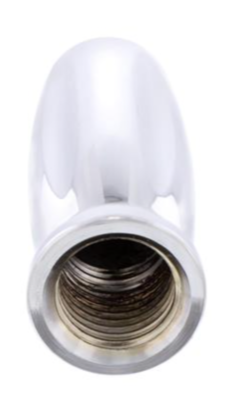 UP-70610 : Chrome M30X3.5 Thread-On Vegas Gearshift Knob With 13/15/18 Speed Adapter - Vertical