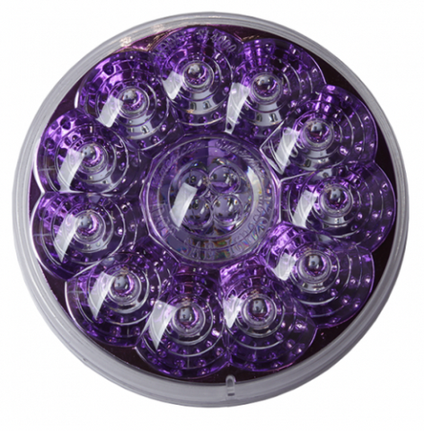 ASL - 4000 - 4" Designer Series - Purple Lens / Amber Led