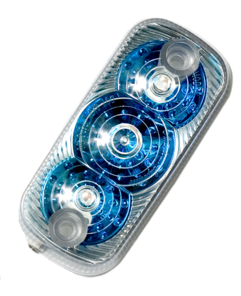 ASL - 42400BA - 4200 - Blue Lens / Amber LED Marker Clearance Lamp