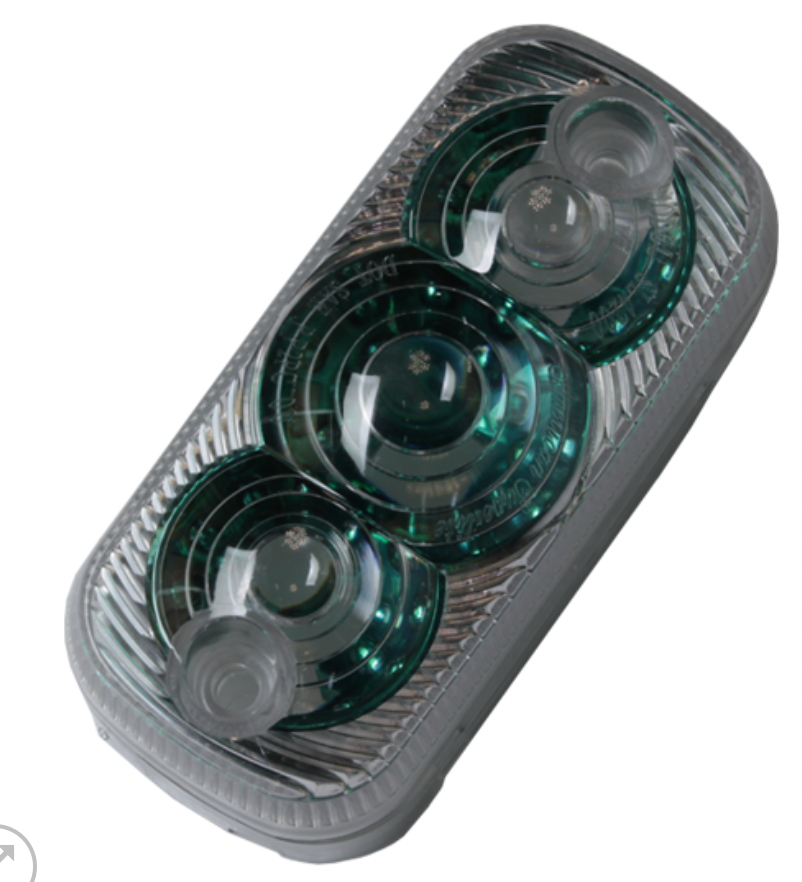 ASL - 42400GA - 4200 - Green Lens / Amber LED Marker Clearance Lamp