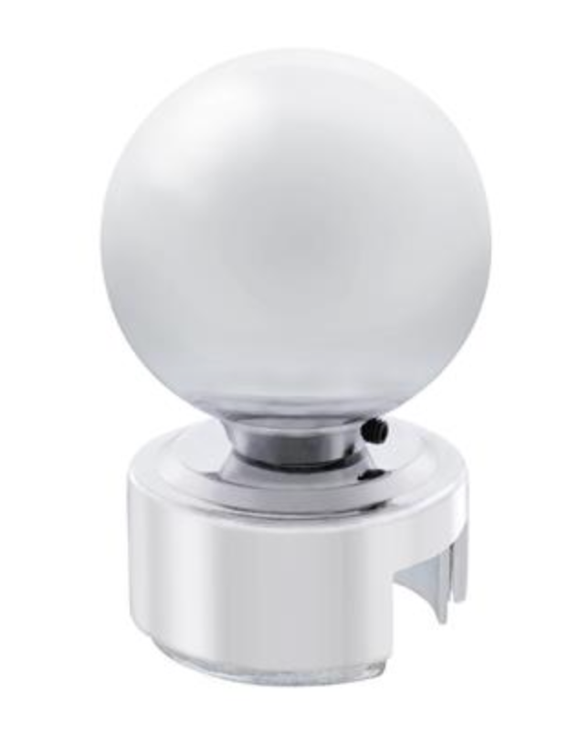 UP-70612 : Chrome Ball Gearshift Knob With 13/15/18 Speed Adapter