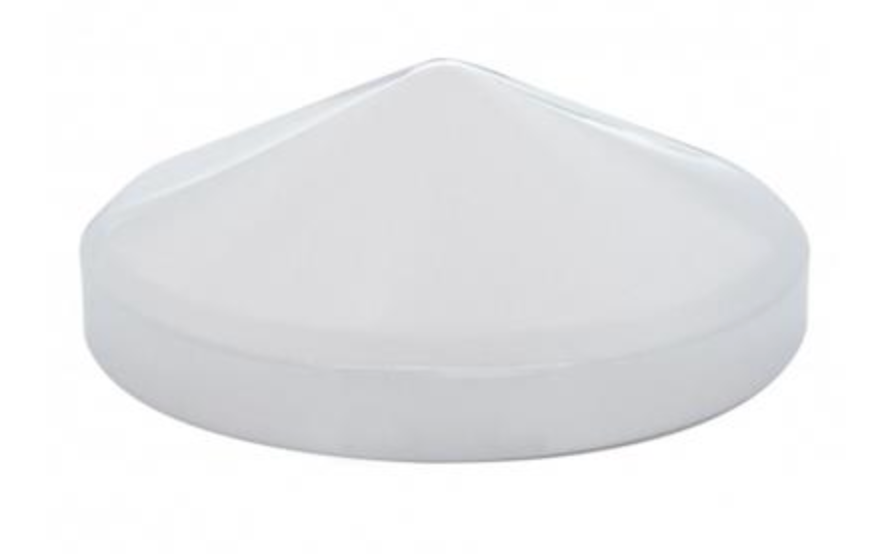 UP-10229 : 8-1/4" Chrome Pointed Rear Hub Cap