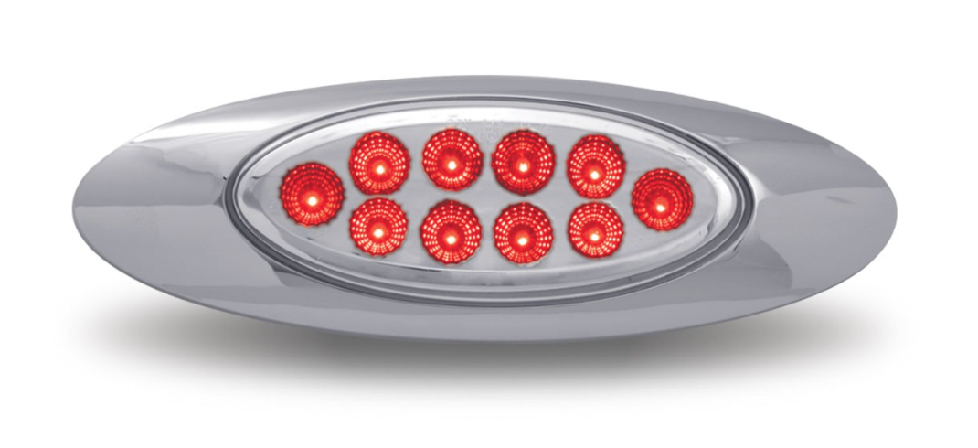 TRUX-TLED-G4XRB : RED MARKER TO BLUE AUXILIARY GENERATION 4 LED LIGHT - 10 DIODES