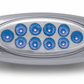 TRUX-TLED-G4XRB : RED MARKER TO BLUE AUXILIARY GENERATION 4 LED LIGHT - 10 DIODES