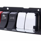 UNITED PACIFIC - 41453 : Chrome Plastic Blank Switch Covers For Kenworth T680, T880, W990 (Card Of 2)