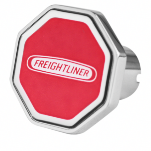 CK-FL1-O-6340 : Freightliner Logo Octagon Knob Red  440