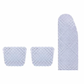 UNITED PACIFIC - 70369 : Chrome Billet Aluminum Diamond Pedal Set For 2014+ Peterbilt 567/579/587