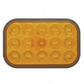 UNITED PACIFIC - 38746 :15 LED Rectangular Turn Signal Light - Amber LED/Amber Lens