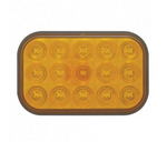 UP-38746 :15 LED Rectangular Turn Signal Light - Amber LED/Amber Lens