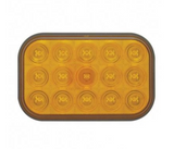 UP-38746 :15 LED Rectangular Turn Signal Light - Amber LED/Amber Lens