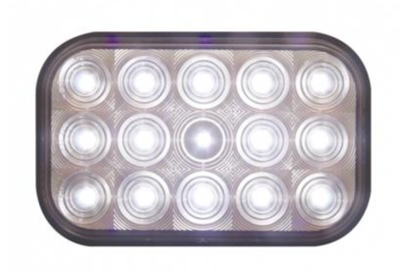 UP-38778 : 15 LED Rectangular Back-Up Light