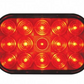 UNITED PACIFIC - 38747 : 15 LED Rectangular Light (Stop, Turn & Tail) - Red LED/Red Lens
