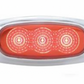 UNITED PACIFIC - 39480 : 3 LED Reflector Light (Clearance/Marker) - Red LED/Red Lens