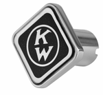 CK-KWOC-S-5778 :  KW OLD LOGO SQUARE KNOB METALLIC BLACK 195