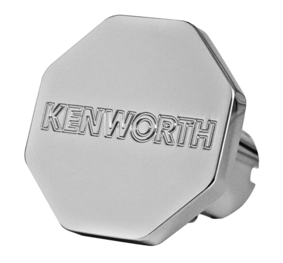 CUSTOM KNOBS-KW2-O : Kenworth Name Octagon Knob