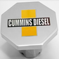 CK-CMNDSL-O :  Chrome Cummins Diesel Octagon Knob