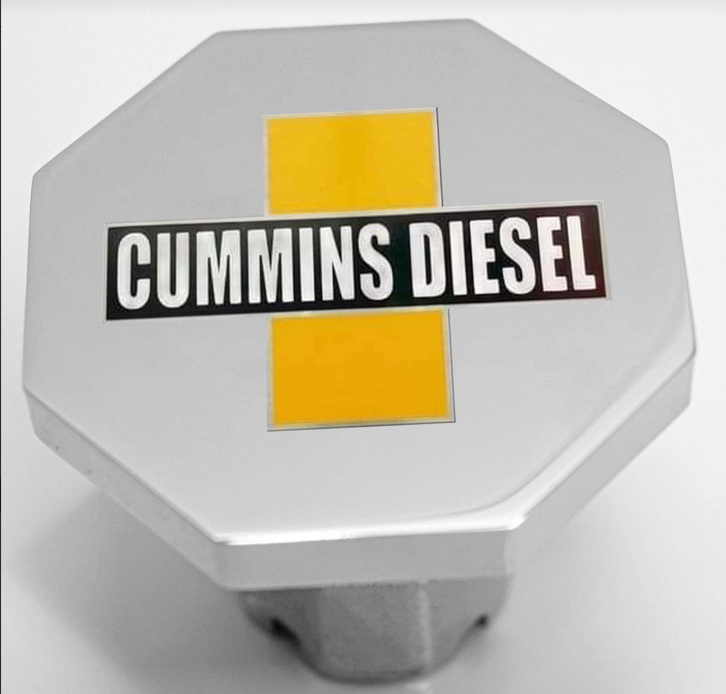 CK-CMNDSL-O :  Chrome Cummins Diesel Octagon Knob