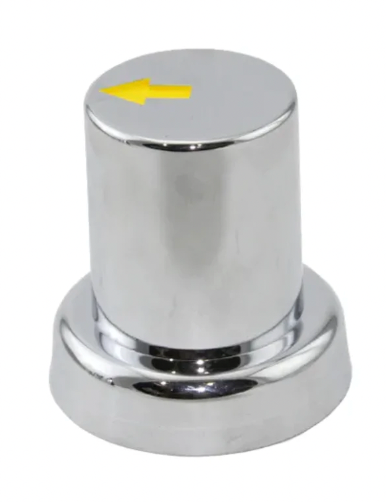 AACC-32IND : 32mm Indicator Top Hat Arrow Nut Cover - Over Arrow (20 pack)