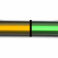 TX-TLED-GL12CXAG : 12" Amber To Green Strip Led Light
