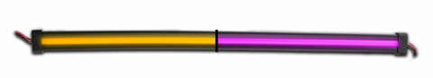 TX-TLED-GL48CXAP : 48" AMBER TO PURPLE AUXILIARY DUAL CENTER GLOW STRIP LED LIGHT - 240 DIODES