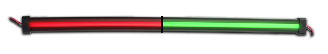 TRUX-TLED-GL48CXRG : 48" RED TO GREEN AUXILIARY DUAL CENTER GLOW STRIP LED LIGHT - 240 DIODES