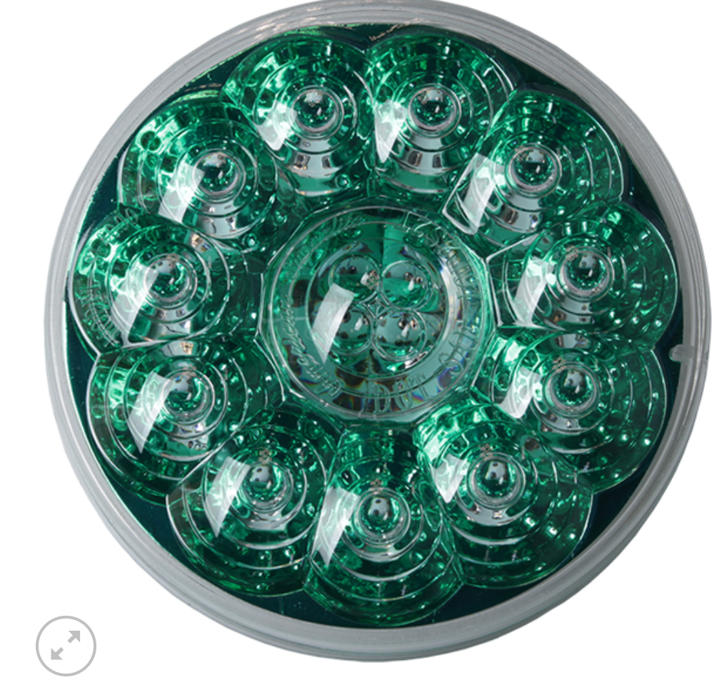 ASL - 40400GR - 4000 - 4" Designer Series - Green Lens / Red LED