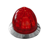 RW - HERORRWMMINI-8 : MINI WATERMELON HERO LED LIGHT - RED LIGHT / RED LENS, 8 PACK