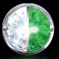 RW - HEROWGCWM : WATERMELON HERO LED MARKER LIGHT - WHITE AND GREEN LIGHT / CLEAR LENS