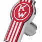 CUSTOM KNOBS-KW-LS-6340 : Kenworth Logo Shape Knob - Red