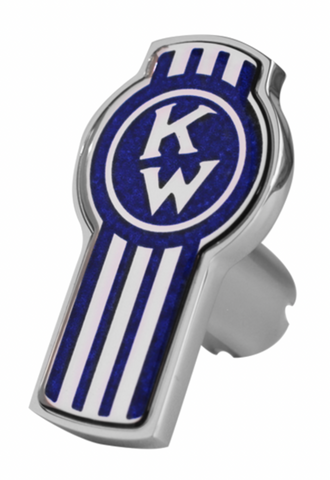 CK-KW-LS-7747 : Kenworth Logo Shape Knob - Blue