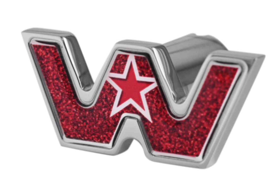 CK-WS-LS-6340 : Western Star Logo Shape Knob - Red