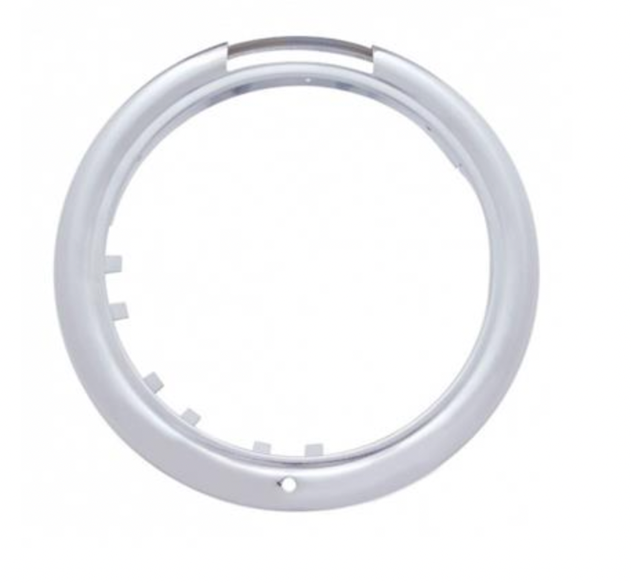 UNITED PACIFIC - 30399P : Stainless Classic Headlight Bezel With Turn Signal Cutout