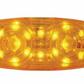 UNITED PACIFIC - 38225 : 16 LED 4" X 2" Rectangular Tiger Eye Light (Clearance/Marker)- Amber LED/Amber Lens