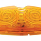 UNITED PACIFIC - 38225 : 16 LED 4" X 2" Rectangular Tiger Eye Light (Clearance/Marker)- Amber LED/Amber Lens