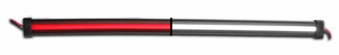 TX-TLED-GL12CXRW : 12" RED TO WHITE AUXILIARY DUAL CENTER GLOW STRIP LED LIGHT - 60 DIODES