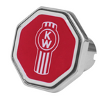 CK-KW1-O-6340 : KENWORTH LOGO OCTAGON KNOB RED 440