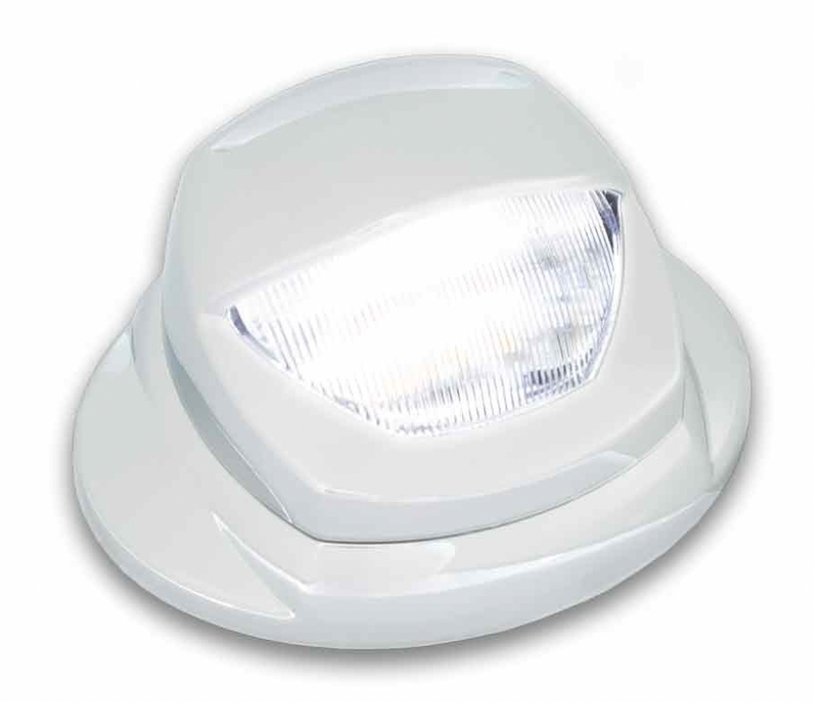TRUX-TLED-K10G : Kenworth LED Mini-Step Light with White Courtesy, Amber and Green LED