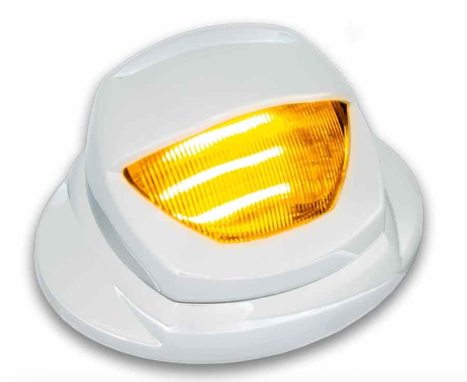 TRUX-TLED-K10G : Kenworth LED Mini-Step Light with White Courtesy, Amber and Green LED