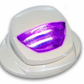TRUX-TLED-K10P : Kenworth LED Mini-Step Light with White Courtesy, Amber and Purple LED