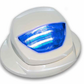TX-TLED-K10B : Kenworth LED Mini-Step Light with White, Amber and Blue LED