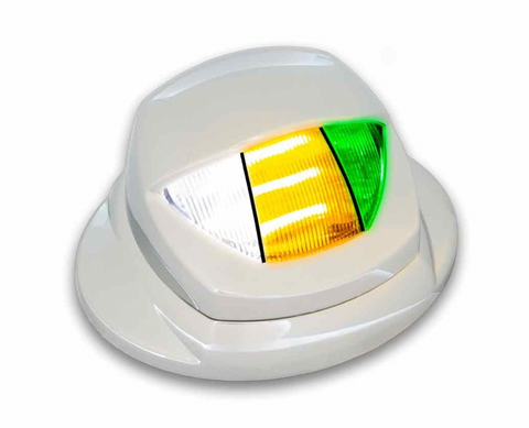 TX-TLED-K10G : Kenworth LED Mini-Step Light with White Courtesy, Amber and Green LED