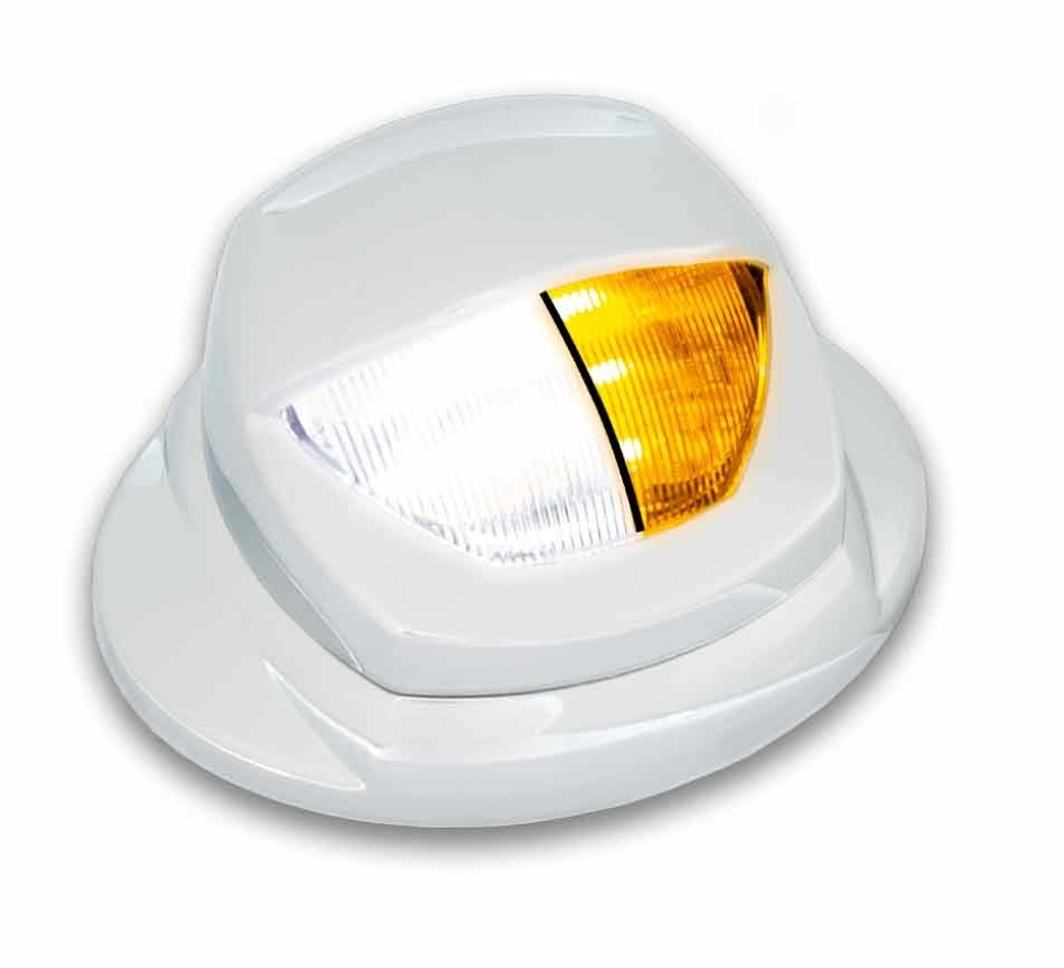 TRUX-TLED-K10 : Kenworth LED Mini-Step Light with White Courtesy and Amber LED