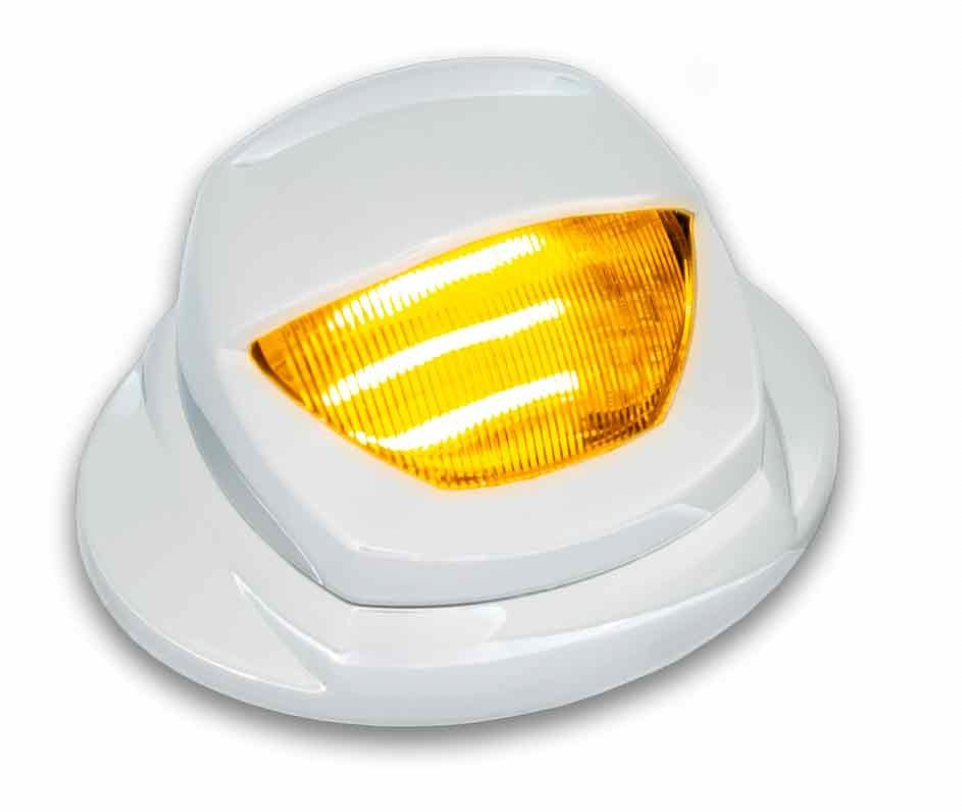 TRUX-TLED-K10P : Kenworth LED Mini-Step Light with White Courtesy, Amber and Purple LED