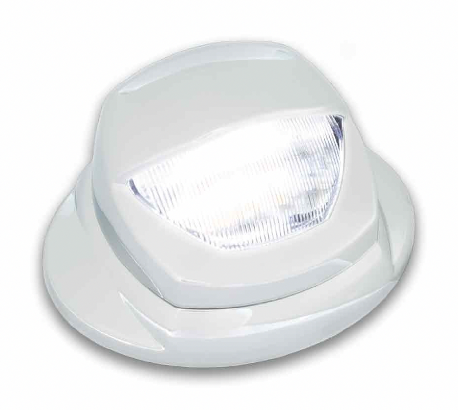 TRUX-TLED-K10P : Kenworth LED Mini-Step Light with White Courtesy, Amber and Purple LED