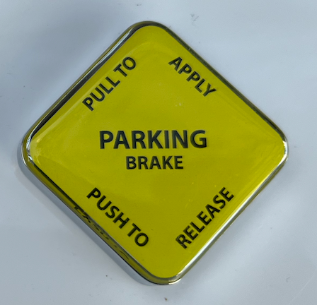 CK-PARKING-S : Yellow Park Custom Brake Knob