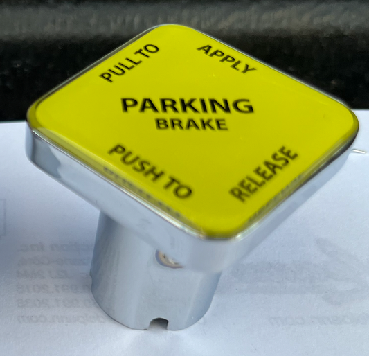 CK-PARKING-S : Yellow Park Custom Brake Knob